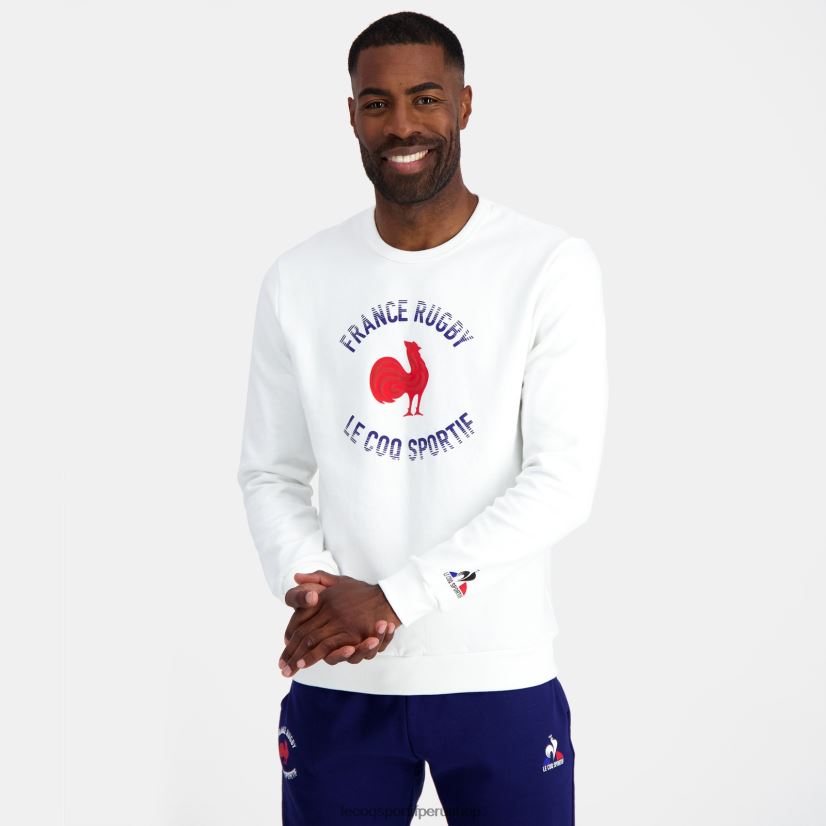 casacas Le Coq sportif - ropa hombres Le Coq Sportif sudadera - francia rugby blanco VR62VR3