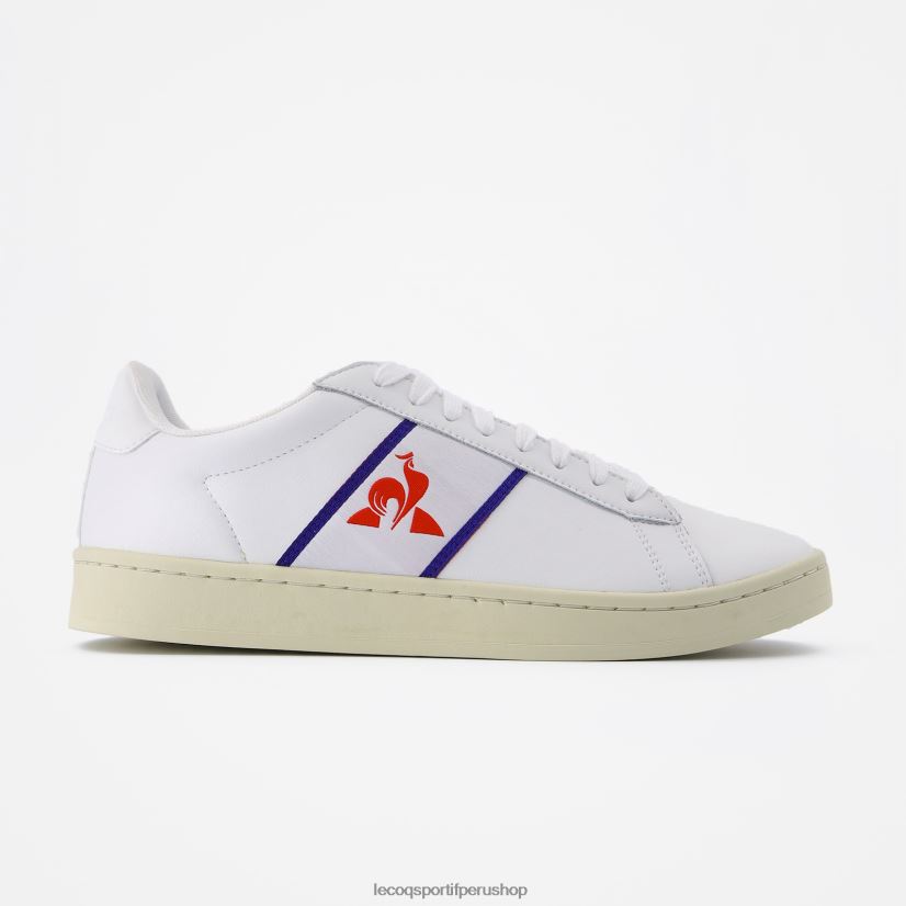 Le Coq sportif zapatillas - zapatos hombres Le Coq Sportif zapato clásico suave tricolore blanco VR62VR550