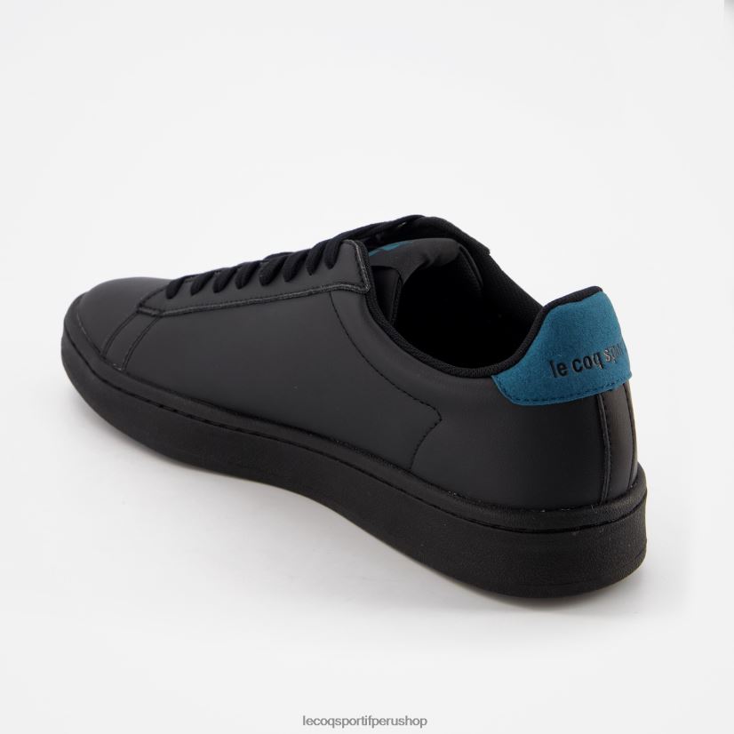 zapatos hombres Le Coq Sportif zapato clásico suave tricolore negro oscuro VR62VR280 - Le Coq shoes sales