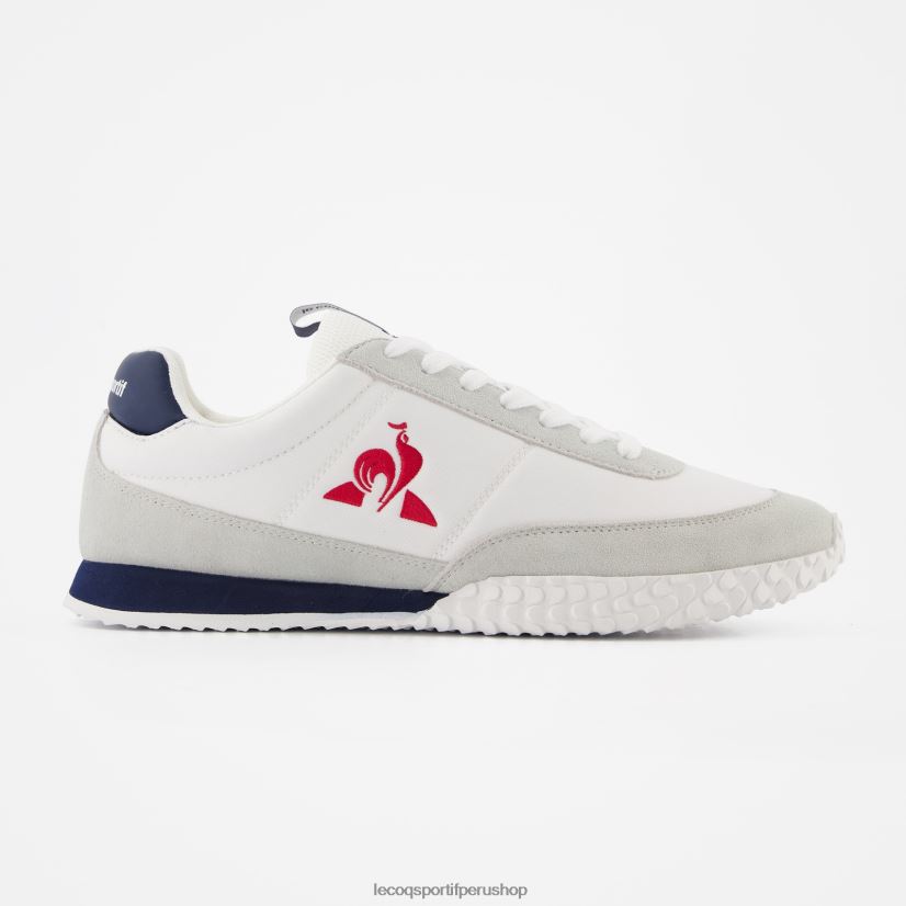 Le Coq sportif Peru zapatos hombres Le Coq Sportif zapato veloce ii tricolore blanco VR62VR282 VR62VR282 Ropa francesa chic puesta Le Coq Sportif Peru shop Le Coq Sportif zapatillas elegancia