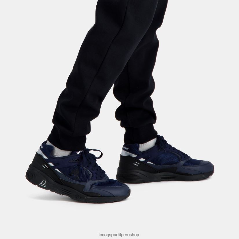 zapatos hombres Le Coq Sportif zapato lcs r1100 suela negra azul VR62VR542 - Le Coq carta
