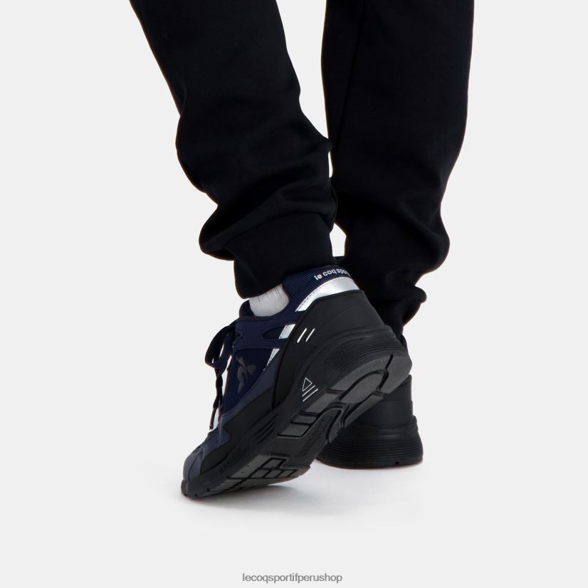 zapatos hombres Le Coq Sportif zapato lcs r1100 suela negra azul VR62VR542 - Le Coq carta