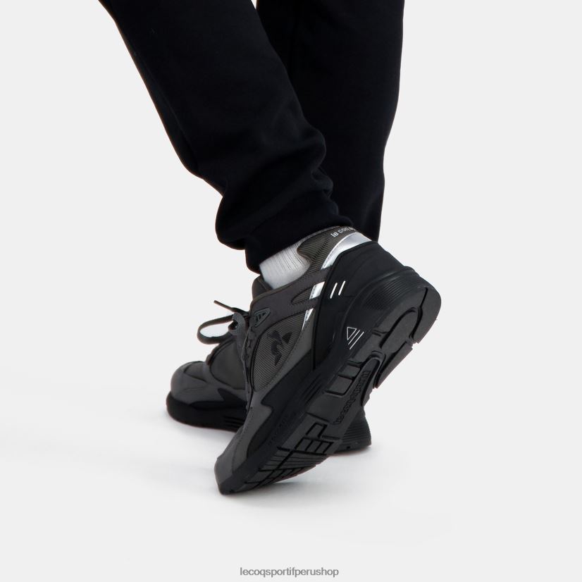 zapatos hombres Le Coq Sportif zapato lcs r1100 suela negra gris VR62VR543 - polos Le Coq sportif Peru