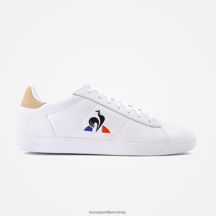 zapatos hombres Le Coq Sportif zapato de corte blanco VR62VR589 - polos Le Coq sportif Peru