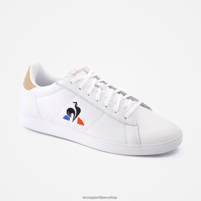zapatos hombres Le Coq Sportif zapato de corte blanco VR62VR589 - polos Le Coq sportif Peru