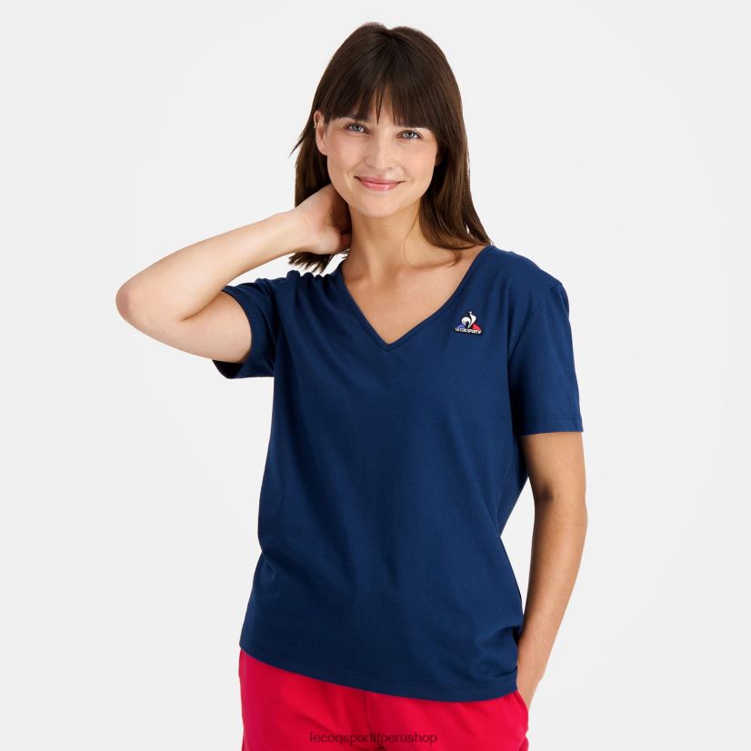 ropa mujer Le Coq Sportif camiseta azul VR62VR358 - polos Le Coq sportif Peru