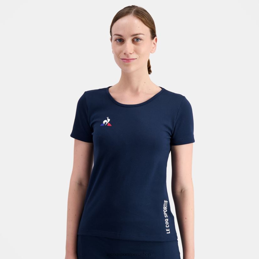 ropa mujer Le Coq Sportif camiseta azul VR62VR609 - Le Coq sportif zapatillas hombre