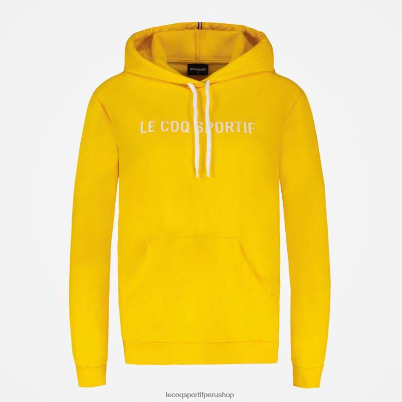 ropa mujer Le Coq Sportif sudadera con capucha amarilla VR62VR598 - polos Le Coq sportif Peru