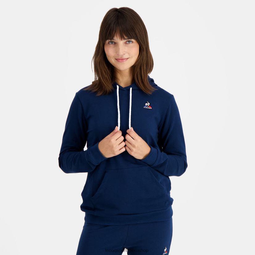 Le Coq sportif Peru - ropa mujer Le Coq Sportif sudadera con capucha azul VR62VR317