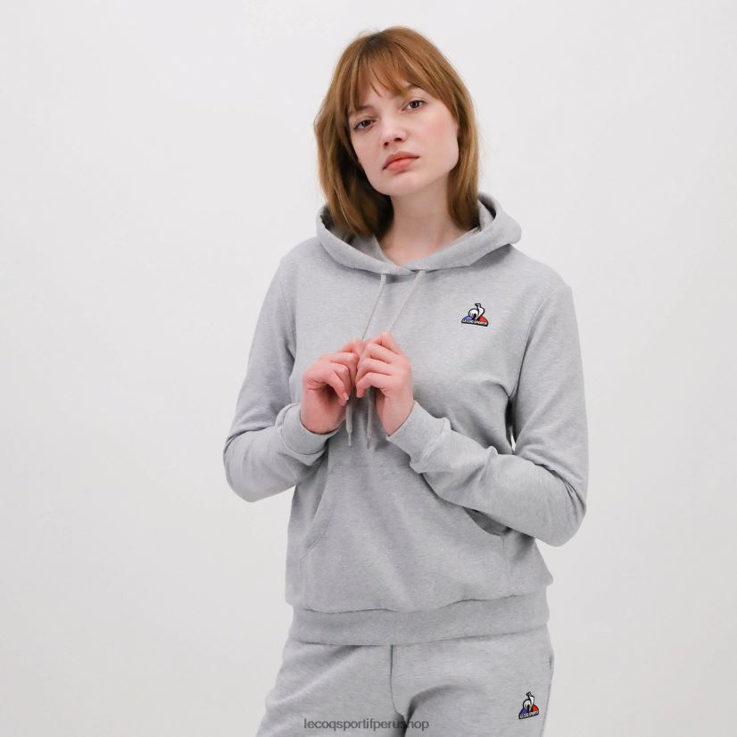casacas Le Coq sportif - ropa mujer Le Coq Sportif sudadera con capucha gris VR62VR320