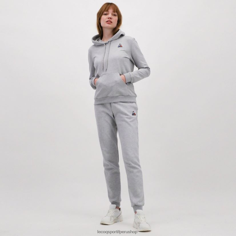 casacas Le Coq sportif - ropa mujer Le Coq Sportif sudadera con capucha gris VR62VR320