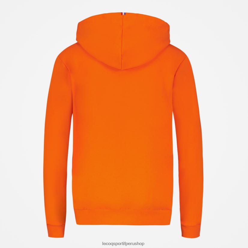 Le Coq shop - ropa mujer Le Coq Sportif sudadera con capucha naranja VR62VR592