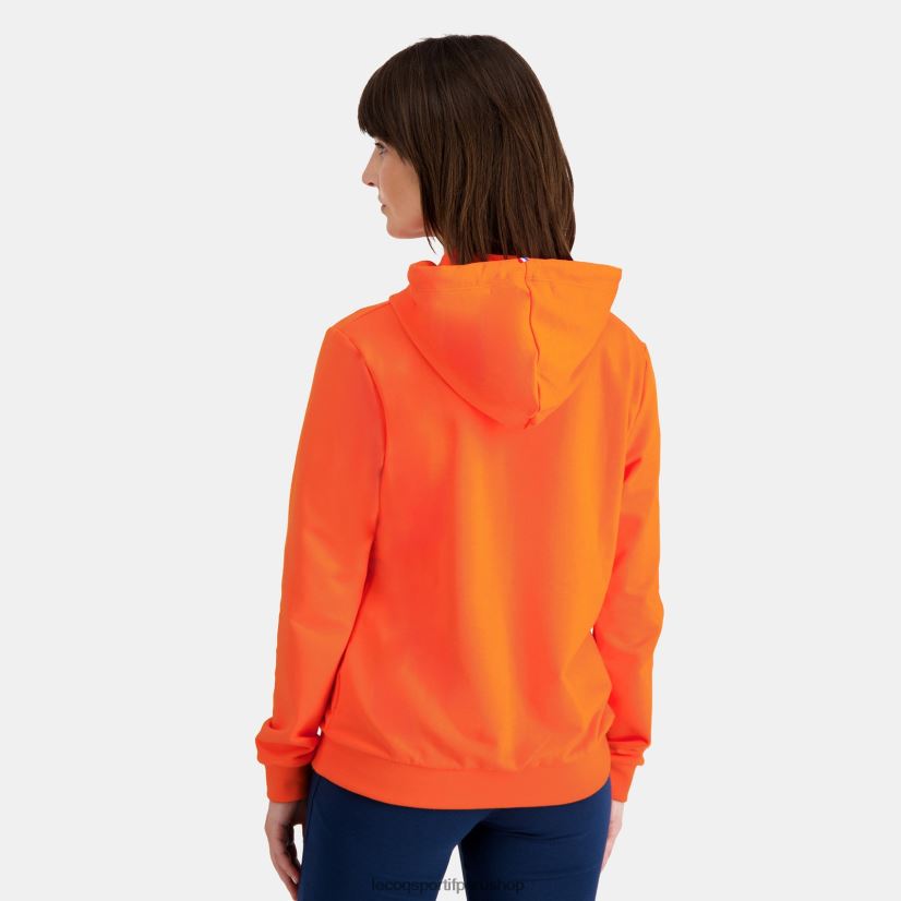 Le Coq shop - ropa mujer Le Coq Sportif sudadera con capucha naranja VR62VR592