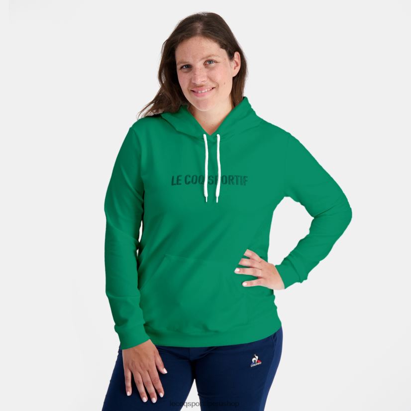Le Coq shop - ropa mujer Le Coq Sportif sudadera con capucha verde VR62VR310