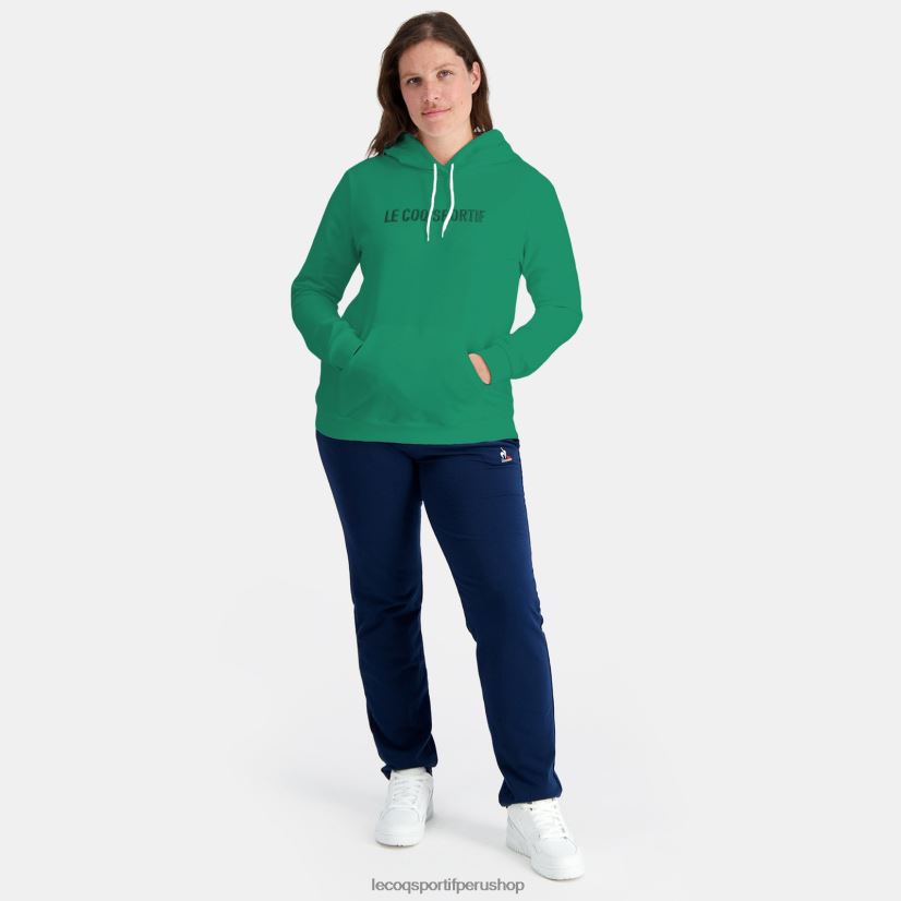 Le Coq shop - ropa mujer Le Coq Sportif sudadera con capucha verde VR62VR310