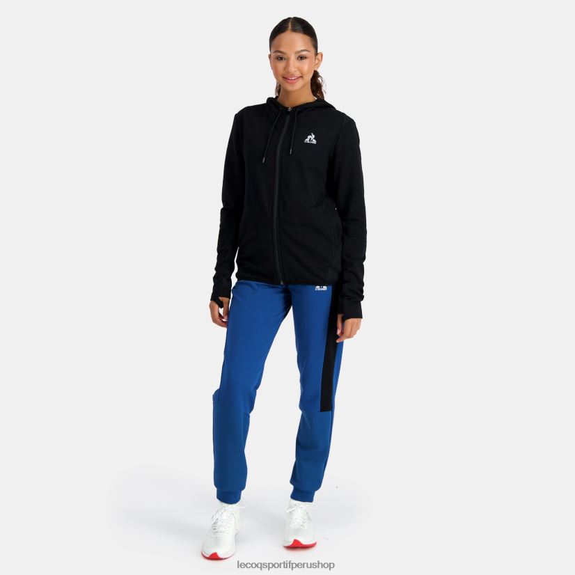 ropa mujer Le Coq Sportif sudadera con capucha y cremallera negra VR62VR316 - Le Coq sportif Peru online