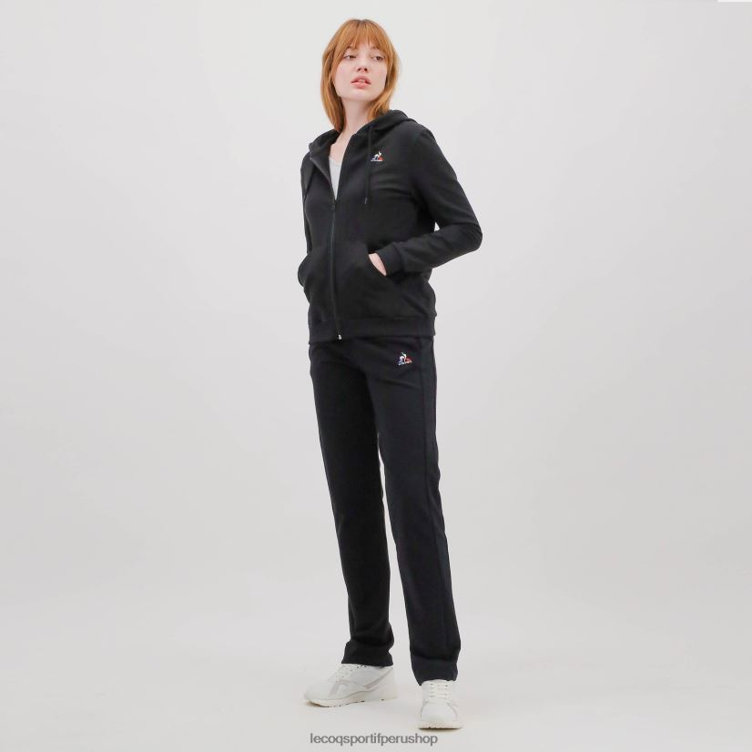 Le Coq sportif zapatillas - ropa mujer Le Coq Sportif sudadera con capucha y cremallera negra VR62VR319