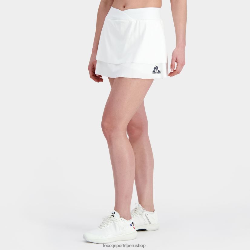 ropa mujer Le Coq Sportif falda blanca VR62VR366 - Le Coq carta