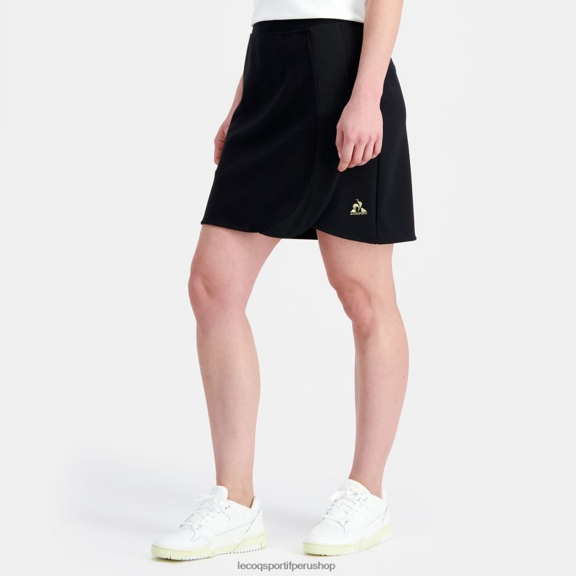 ropa mujer Le Coq Sportif falda negra VR62VR368 - Le Coq sportif zapatillas hombre