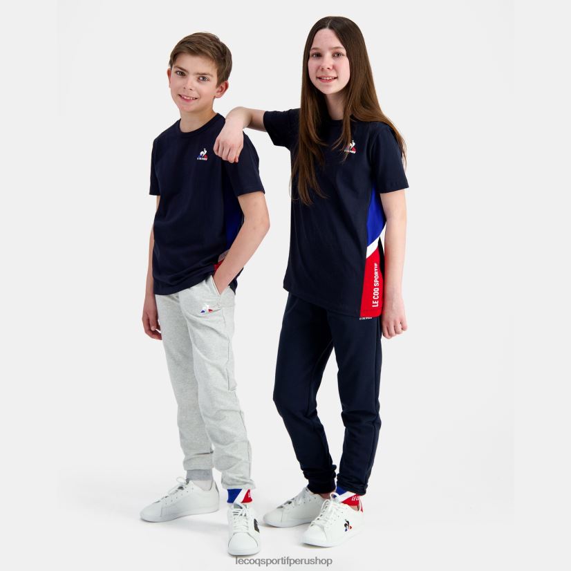 ropa niños Le Coq Sportif camiseta azul VR62VR385 - Le Coq sportif zapatillas hombre