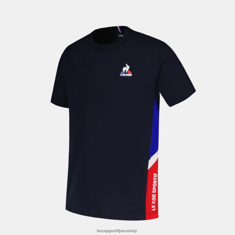 ropa niños Le Coq Sportif camiseta azul VR62VR385 - Le Coq sportif zapatillas hombre