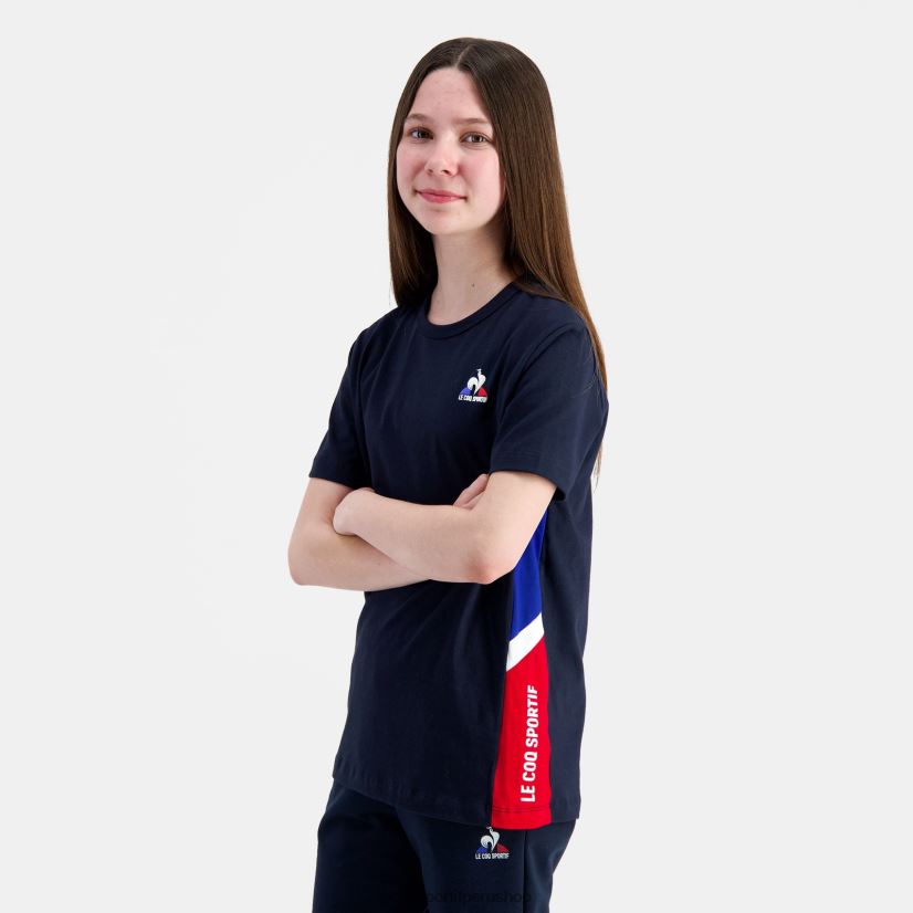 ropa niños Le Coq Sportif camiseta azul VR62VR385 - Le Coq sportif zapatillas hombre