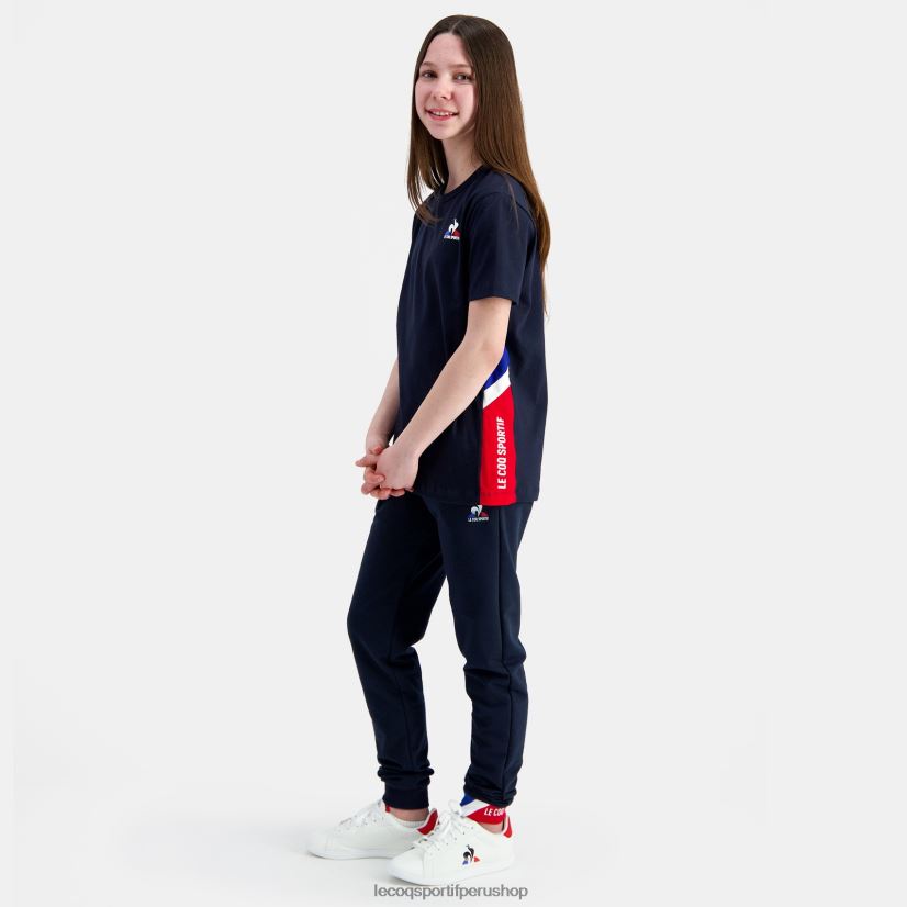 ropa niños Le Coq Sportif camiseta azul VR62VR385 - Le Coq sportif zapatillas hombre