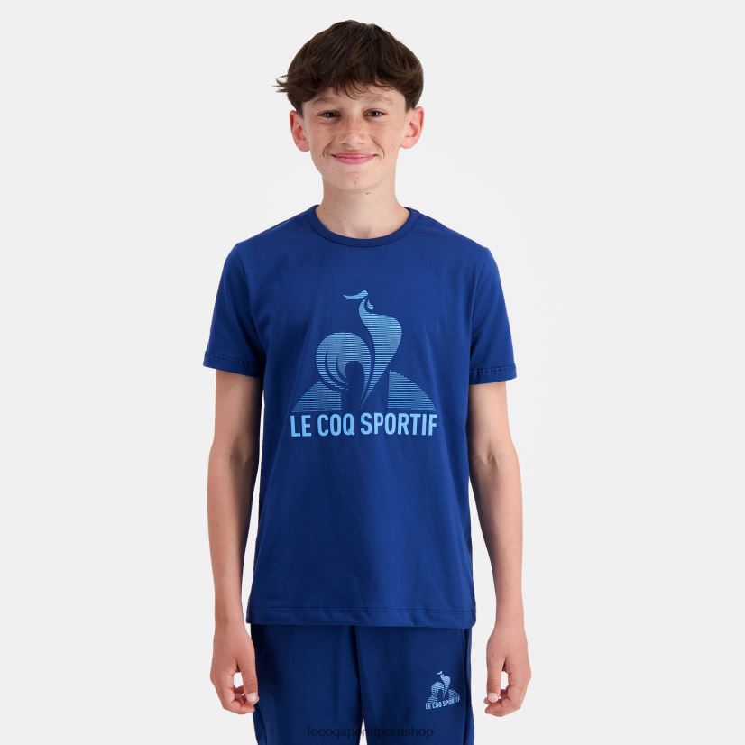 ropa niños Le Coq Sportif camiseta azul VR62VR386 - Le Coq shoes sales