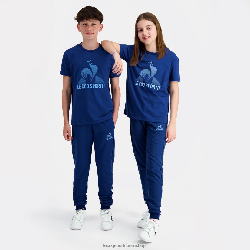 ropa niños Le Coq Sportif camiseta azul VR62VR386 - Le Coq shoes sales