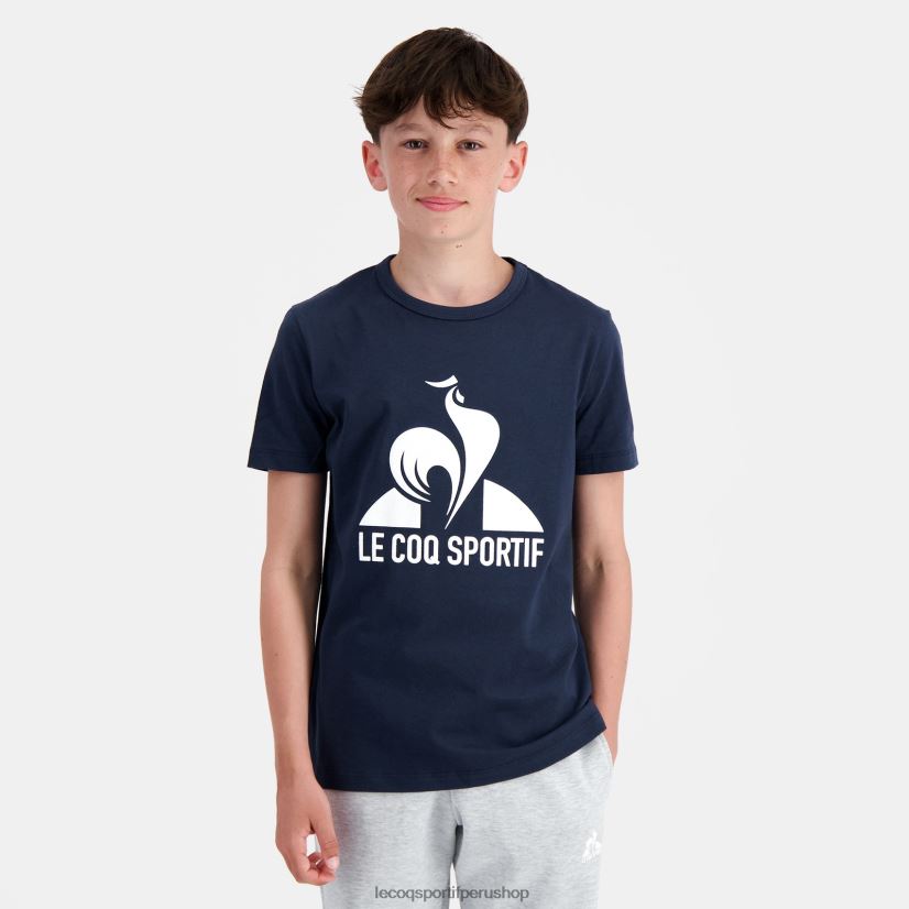 Le Coq sportif Peru - ropa niños Le Coq Sportif camiseta azul VR62VR388