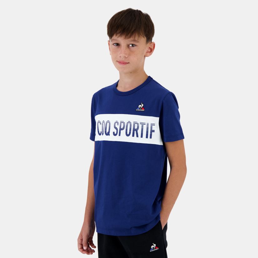 ropa niños Le Coq Sportif camiseta azul VR62VR644 - Le Coq carta