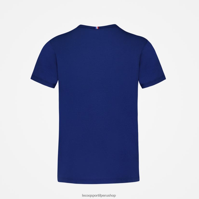 ropa niños Le Coq Sportif camiseta azul VR62VR644 - Le Coq carta