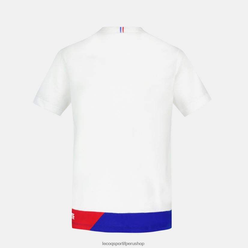 ropa niños Le Coq Sportif camiseta blanca VR62VR383 - Le Coq carta