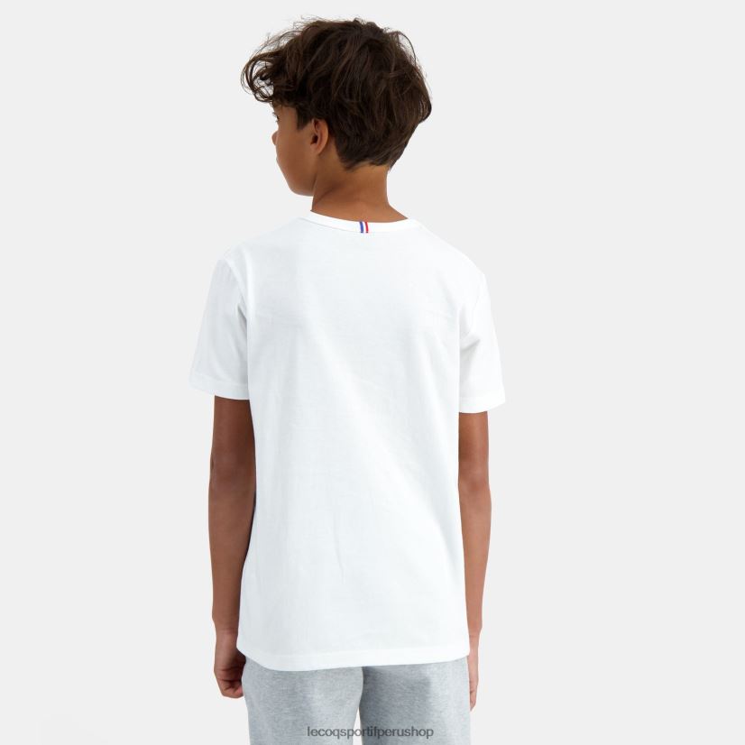 ropa niños Le Coq Sportif camiseta blanca VR62VR646 - Le Coq sportif zapatillas hombre