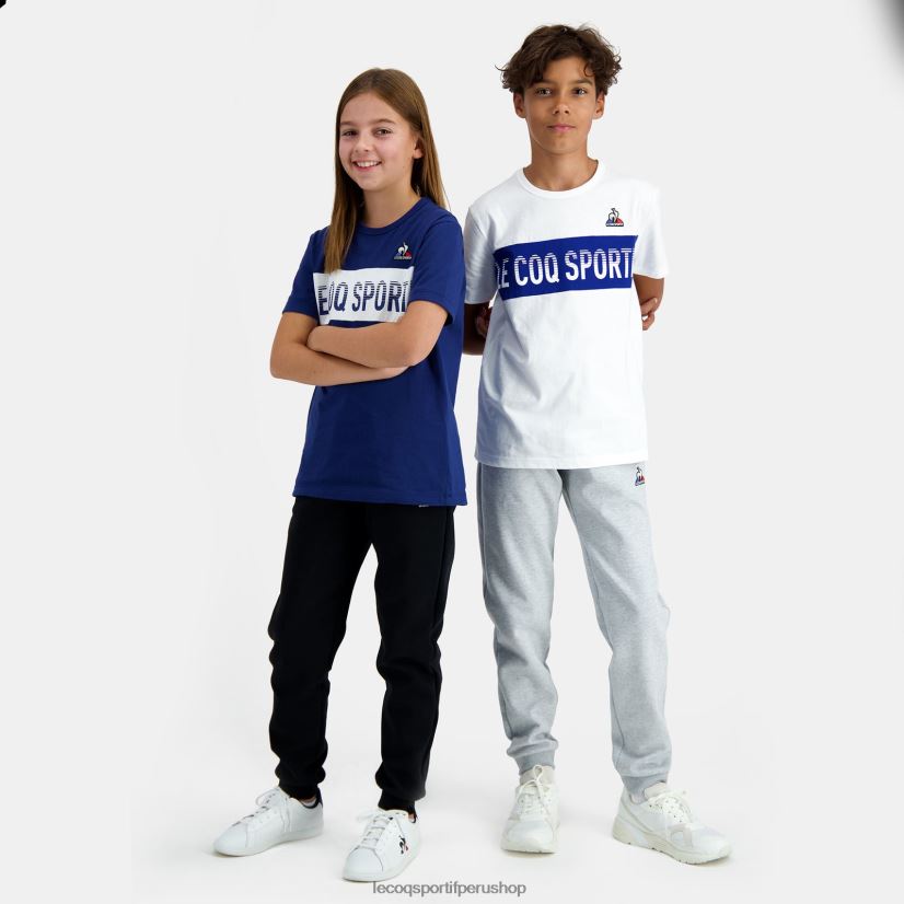ropa niños Le Coq Sportif camiseta blanca VR62VR646 - Le Coq sportif zapatillas hombre