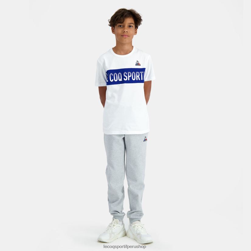 ropa niños Le Coq Sportif camiseta blanca VR62VR646 - Le Coq sportif zapatillas hombre