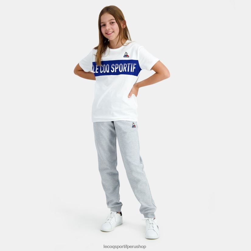ropa niños Le Coq Sportif camiseta blanca VR62VR646 - Le Coq sportif zapatillas hombre
