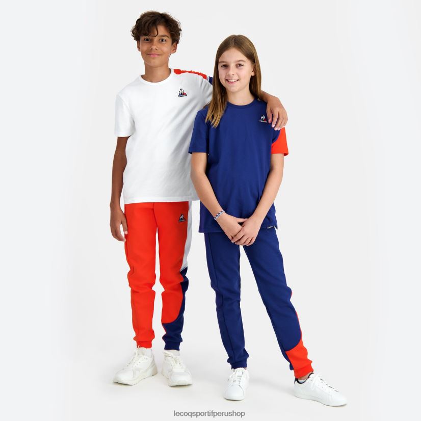 ropa niños Le Coq Sportif camiseta blanca VR62VR649 - Le Coq shoes sales