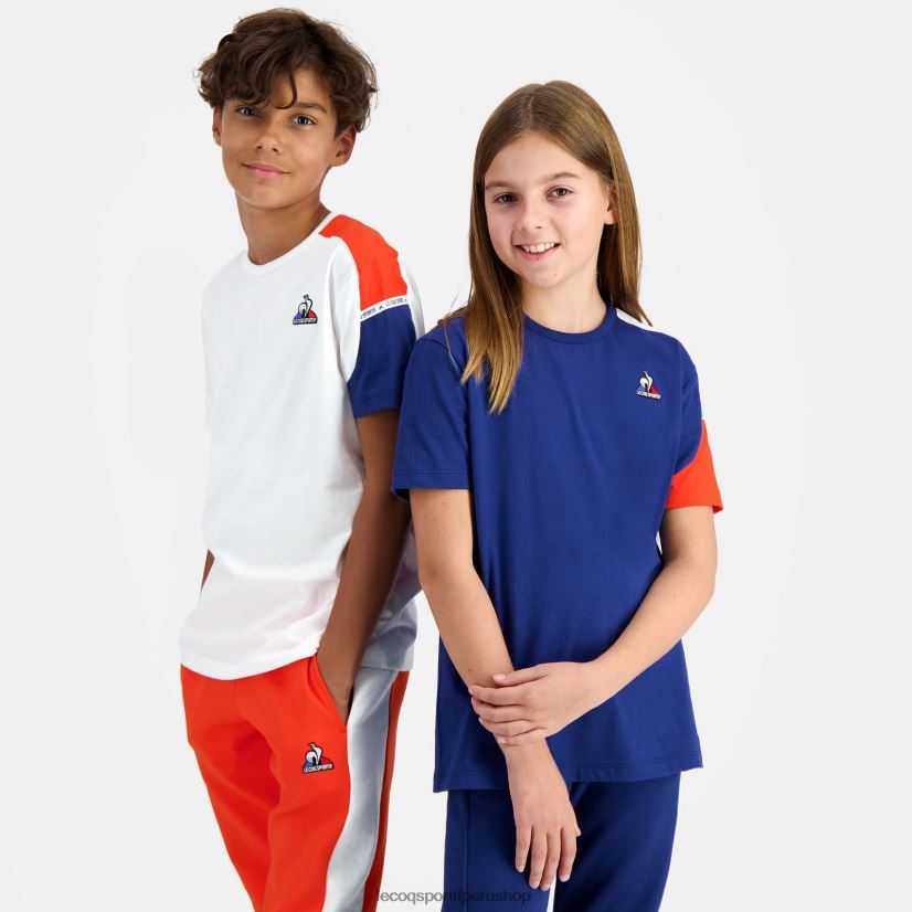 ropa niños Le Coq Sportif camiseta blanca VR62VR649 - Le Coq shoes sales