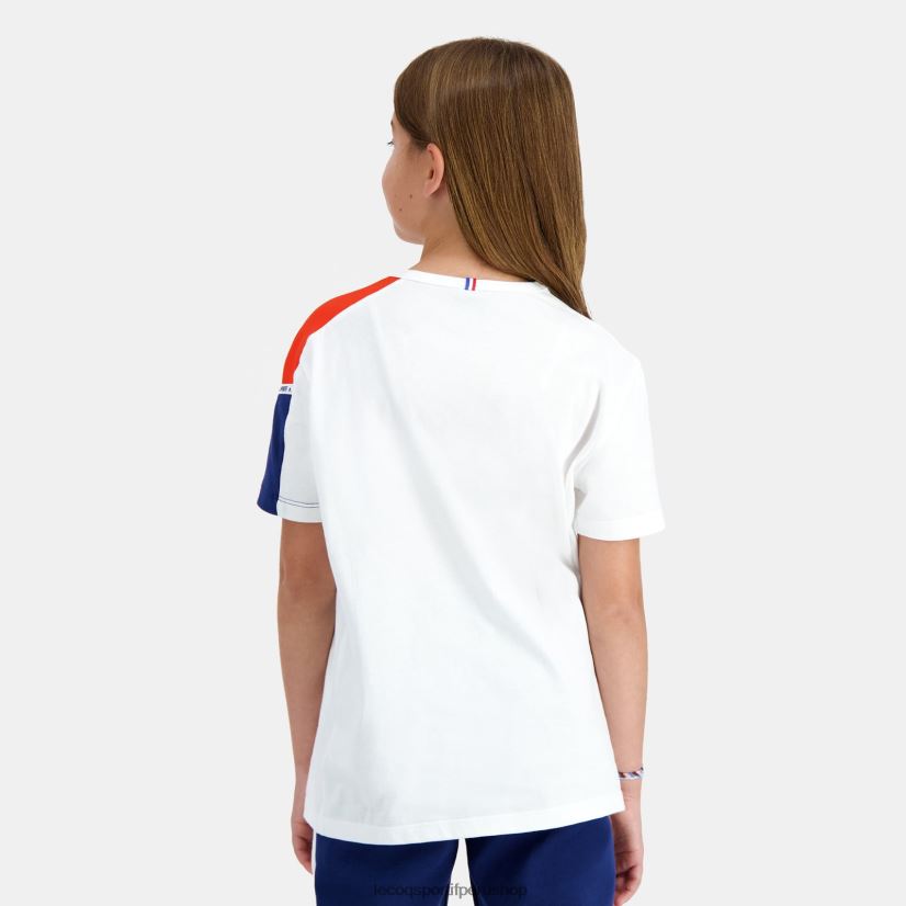 ropa niños Le Coq Sportif camiseta blanca VR62VR649 - Le Coq shoes sales