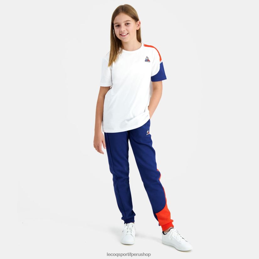 ropa niños Le Coq Sportif camiseta blanca VR62VR649 - Le Coq shoes sales