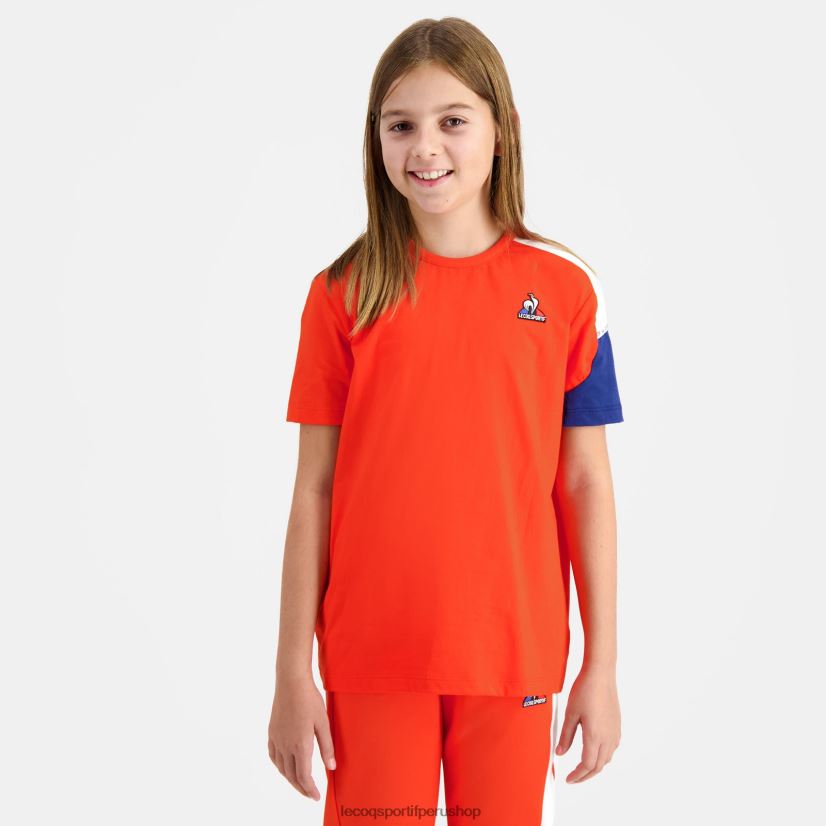 ropa niños Le Coq Sportif camiseta naranja VR62VR650 - Le Coq sportif Peru online