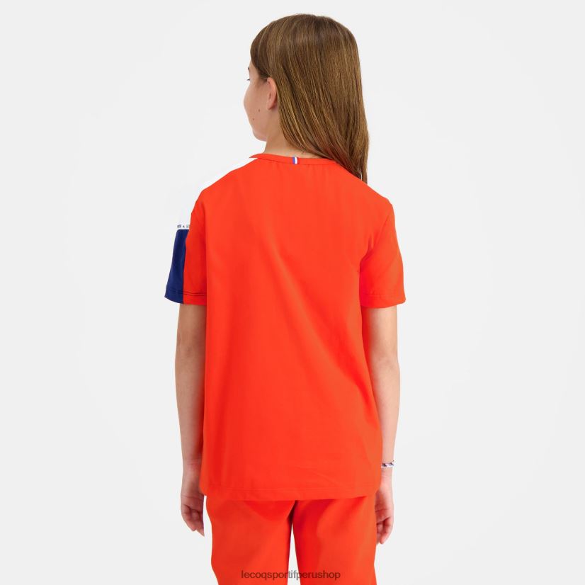 ropa niños Le Coq Sportif camiseta naranja VR62VR650 - Le Coq sportif Peru online