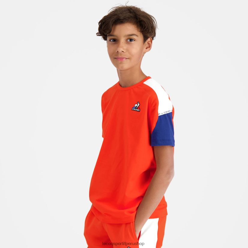 ropa niños Le Coq Sportif camiseta naranja VR62VR650 - Le Coq sportif Peru online