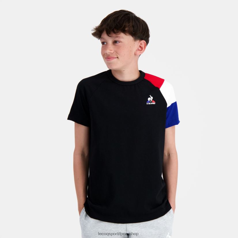 ropa niños Le Coq Sportif camiseta negra VR62VR377 - Le Coq sportif Peru online