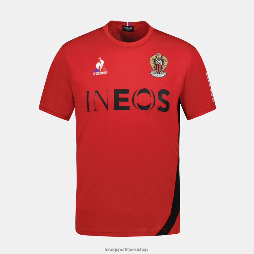 ropa niños Le Coq Sportif camiseta roja VR62VR698 - polos Le Coq sportif Peru