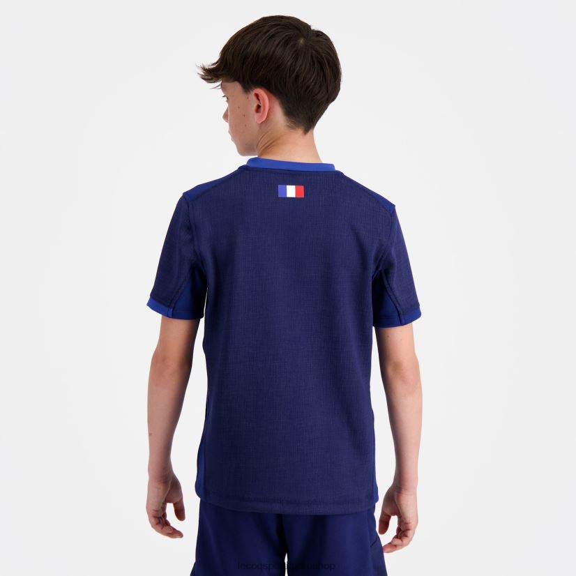 Le Coq sportif - ropa niños Le Coq Sportif réplica camiseta xv de france - copa del mundo de rugby 2023 azul VR62VR694