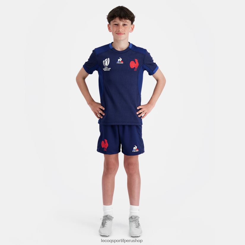 Le Coq sportif - ropa niños Le Coq Sportif réplica camiseta xv de france - copa del mundo de rugby 2023 azul VR62VR694