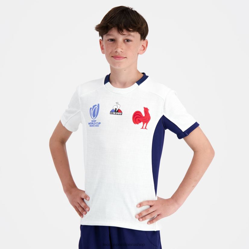 ropa niños Le Coq Sportif réplica camiseta xv de france - copa del mundo de rugby 2023 blanco VR62VR695 - Le Coq carta