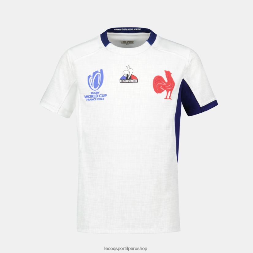 ropa niños Le Coq Sportif réplica camiseta xv de france - copa del mundo de rugby 2023 blanco VR62VR695 - Le Coq carta
